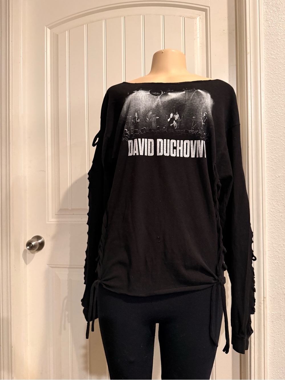 Reworked David Duchovny Slashed Tour Tee – Medium